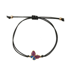 Susie Butterfly Charms Braided Bracelet