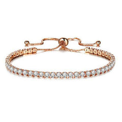 Imogene Crystal Push-Pull Bracelet