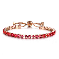 Imogene Crystal Push-Pull Bracelet