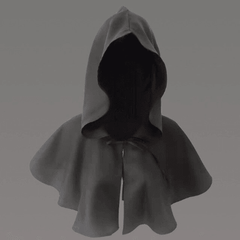 Heidi Solid Halloween Grim Reaper Cape
