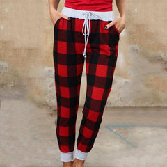 Annie Checkered Winter Pants