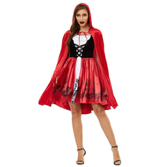 Kitty Halloween Fancy Dress With Riding Hood