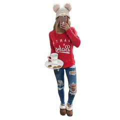 Lily Printed 'Santa Baby' Pullover Top