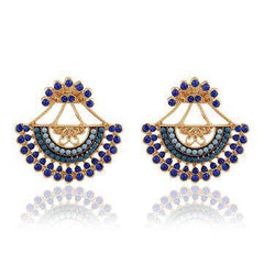 Laureen Colorful Sector Drop Earrings