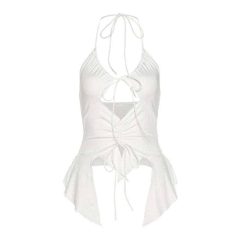 Anabel Halter Neck Solid Cami Top