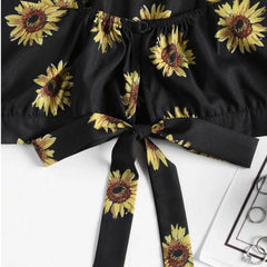 Elena Sunflower Print Cami Top