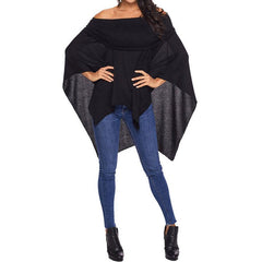 Kaitlin Solid Oversized Off Shoulder Top