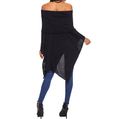 Kaitlin Solid Oversized Off Shoulder Top