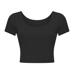 Katelynn Short Sleeves Crop Top
