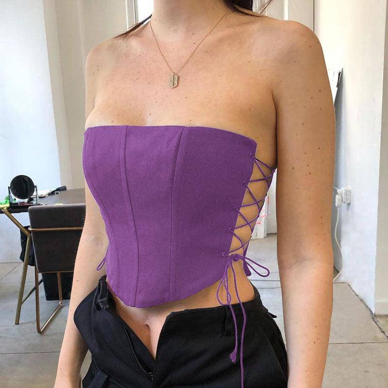 Kira Strapless Crop Top