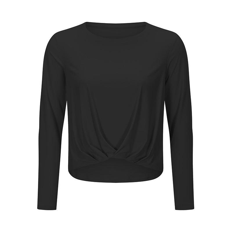 Sanai Pleated Hem Long Sleeve Shirt