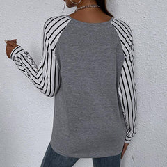 Gwendolyn Leopard Print Long Sleeve Top