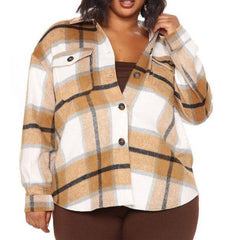 Danna Checkered Oversized Polo