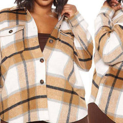 Danna Checkered Oversized Polo