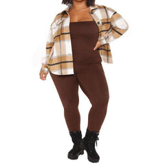 Danna Checkered Oversized Polo