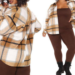 Danna Checkered Oversized Polo