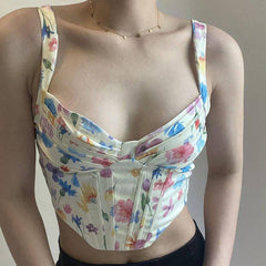 Noemi Floral Corset Top