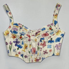 Noemi Floral Corset Top