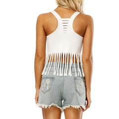 Karlie Tassel Trim Tank Top