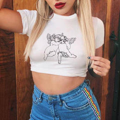 Amara Printed Crop Top