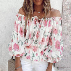 Brenna Floral Off Shoulder Blouse