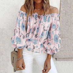 Brenna Floral Off Shoulder Blouse