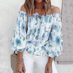 Brenna Floral Off Shoulder Blouse