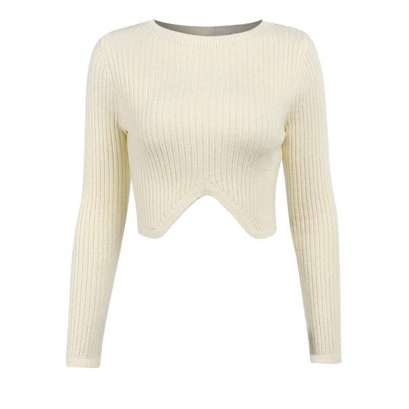 Keyla Solid Asymmetric Trim Top