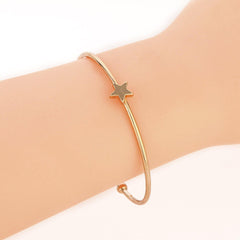 Audrie 4 Pcs Fashion Wind Drill Moon Creative Pentagram Heart Bracelet