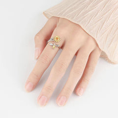 Yuki Sunflower & Bee Ring