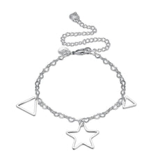 Isabella Constellation Silver Anklet