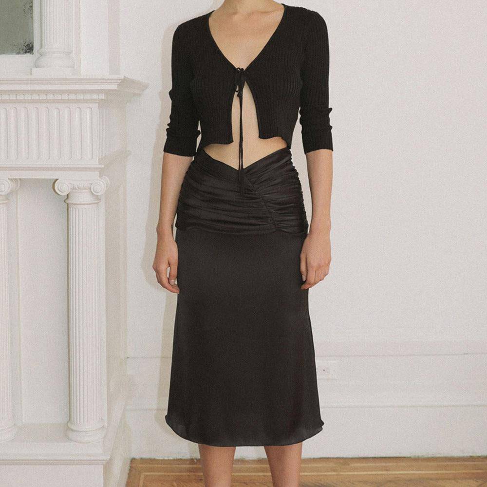 Logan High Waist Ruched Skirt