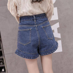 Elisabeth High Waist Mini Denim Shorts