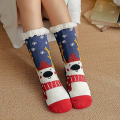 Raven Christmas Cotton Socks