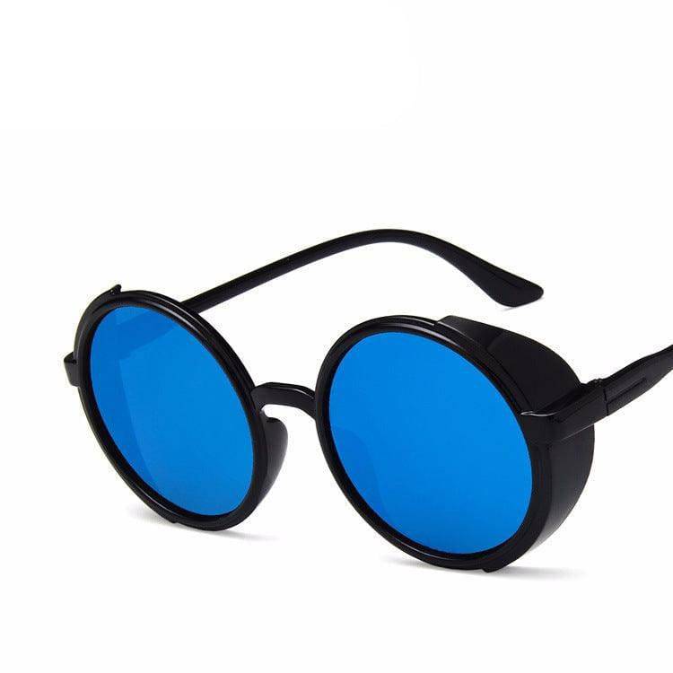 Suzan Round Frame Retro Sunglasses
