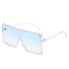 Jeane Oversized Gradient Lens Sunglasses
