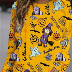 Luz Halloween Pullover Long Sleeve Top