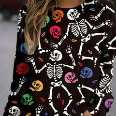 Luz Halloween Pullover Long Sleeve Top