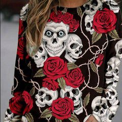 Luz Halloween Pullover Long Sleeve Top