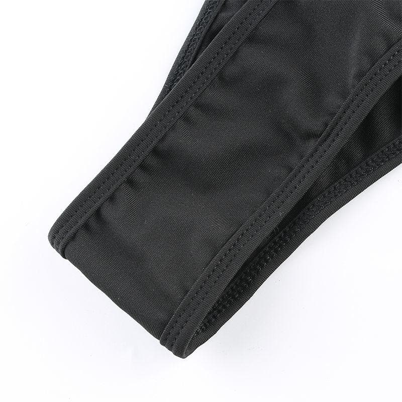 Solid button sleeveless bodysuit