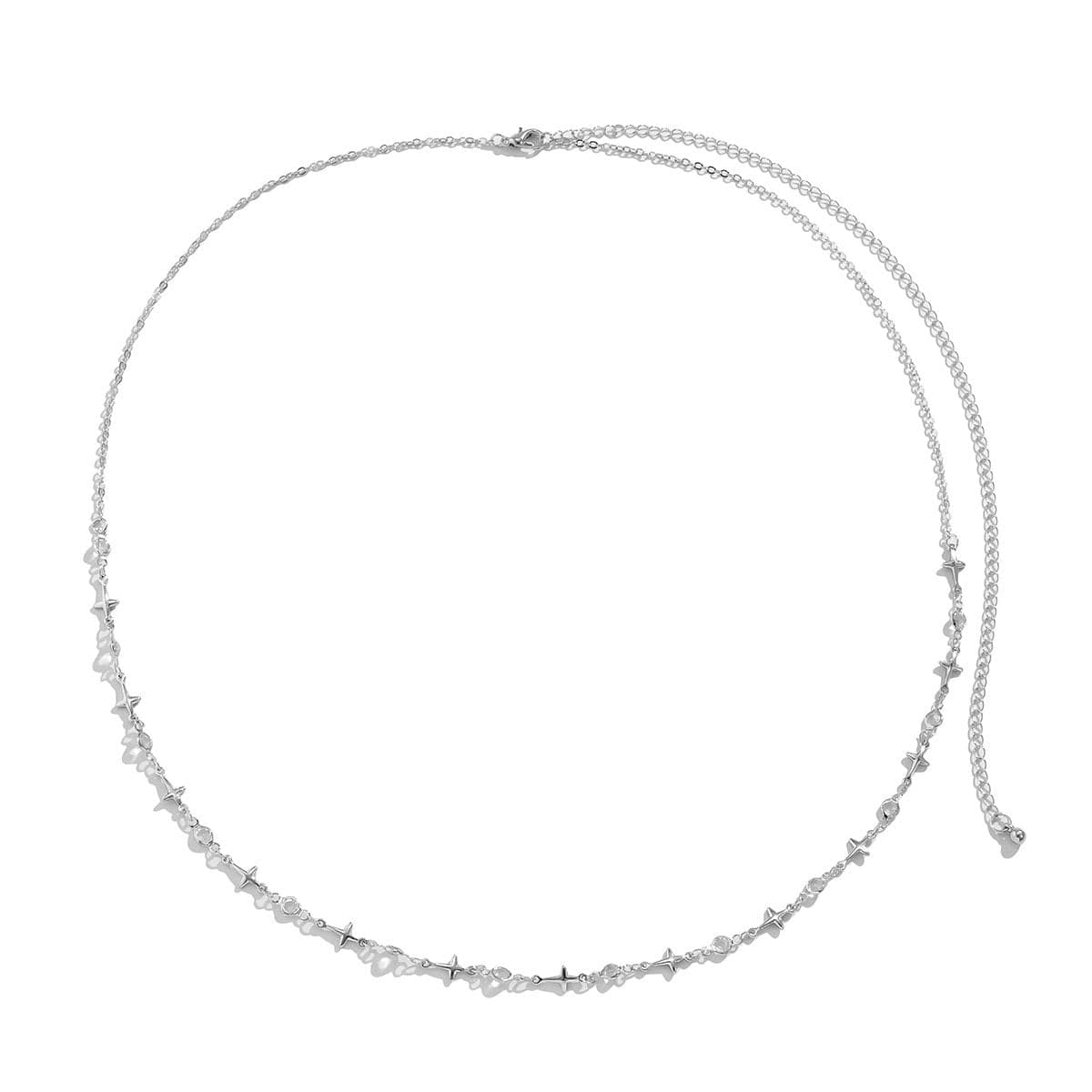 Star stone pendant waist chain