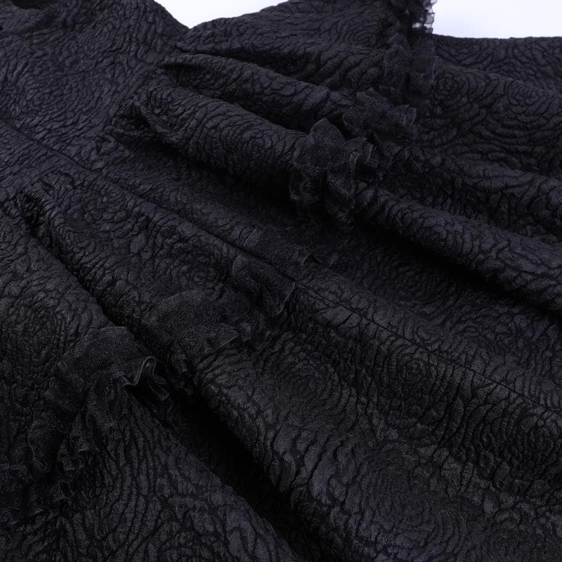 Backless lace up zip-up textured solid lace hem mini dress