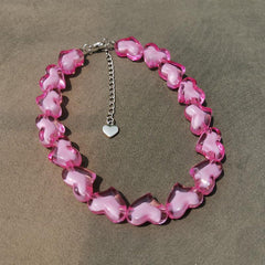 Beaded multicolor acrylic bracelet