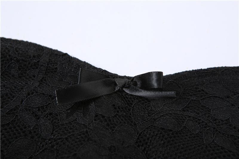 Solid sleeveless lace hem backless ruffle tube top