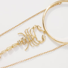 Scorpion rhinestone armbands