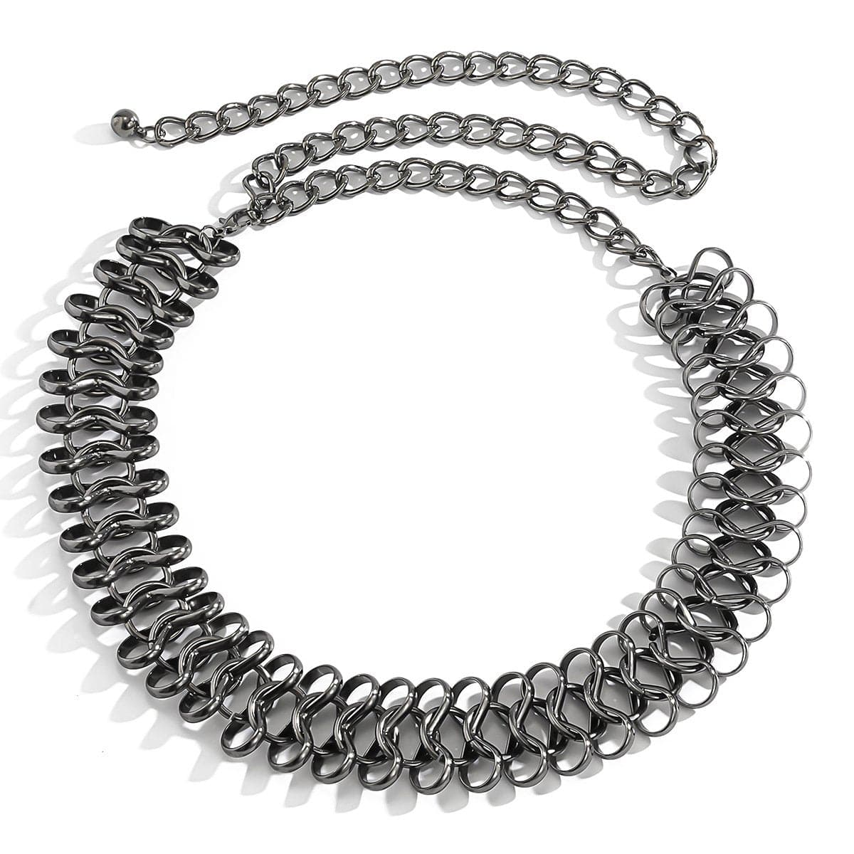 Solid waist chain