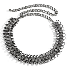 Solid waist chain
