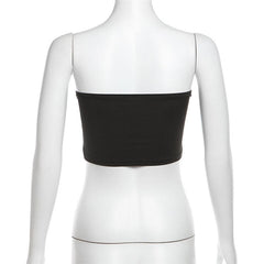 Sweetheart neck beaded bustier lace see through tube top