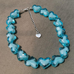 Beaded multicolor acrylic bracelet