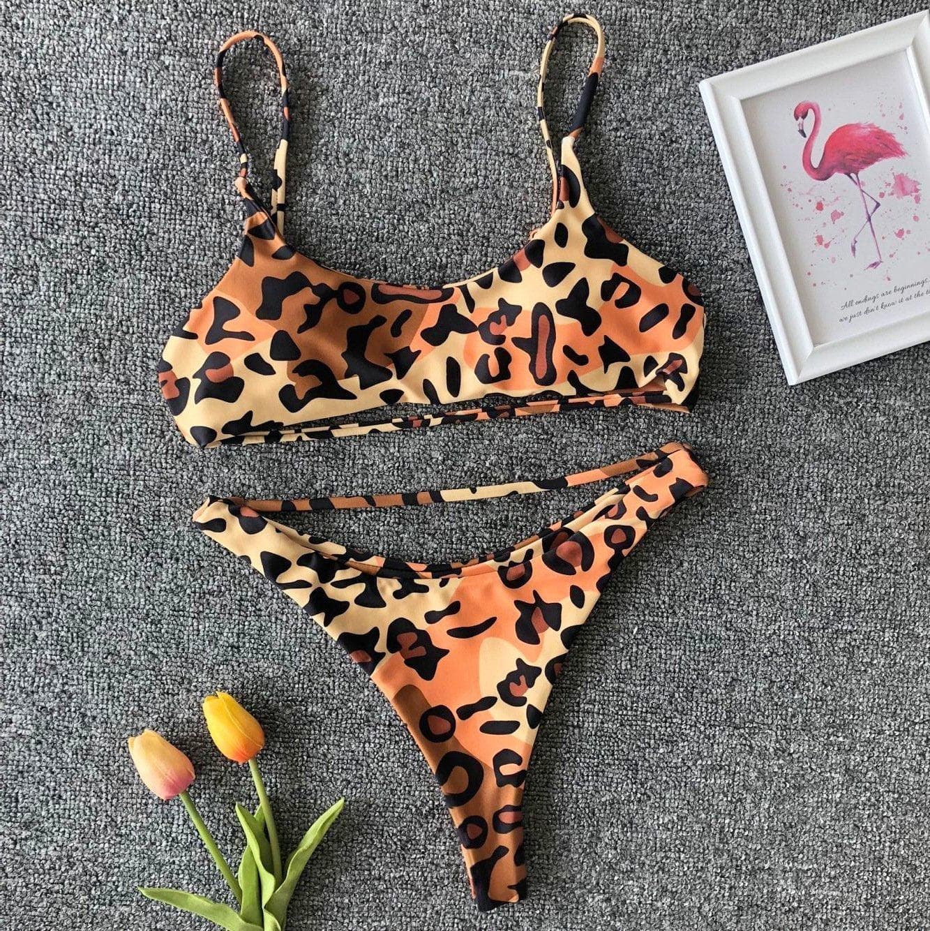 Hollow out bikini